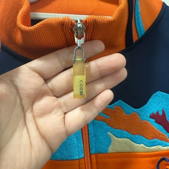 Coogi Y2K Striped Mountain Jacket Embroidered Rare - Picture 10 of 13